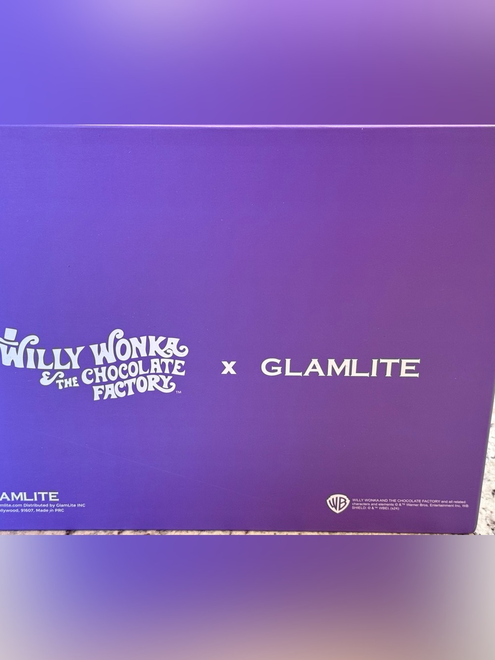 Glamlite x Willy Wonka & The Chocolate Factory PR Box Set EXCLUDING EGG SPONGE - Picture 13 of 16